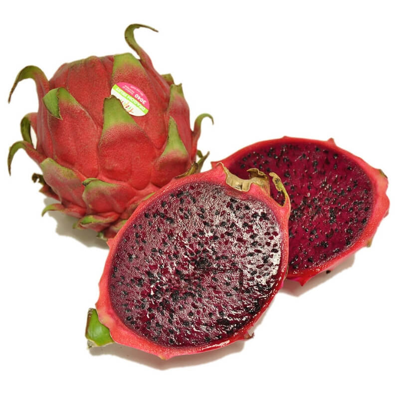 Red Dragon Fruit White Flesh  Red Pitahaya Box - Tropical Fruit Box