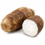 Malanga Coco, also known as Coco Yam, a root vegetable with brown skin and creamy flesh.