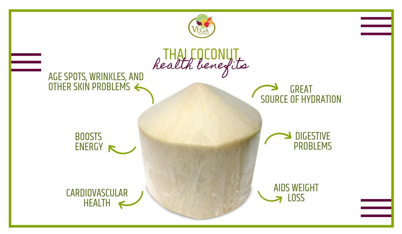 Thai Coconut Benefits. Coconut delivery