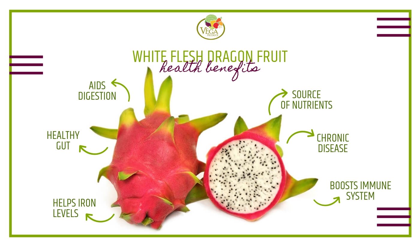 Are you looking to buy dragon fruit? Vega Produce is the place for you. Find exotic fruits and vegetables with delivery at your door. Here are some health benefits for you!