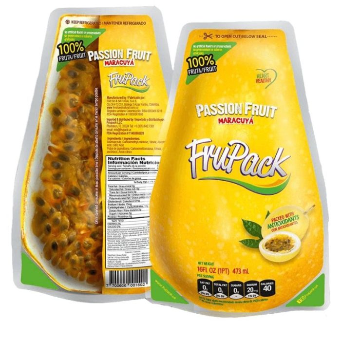 Passion Fruit Doypack. The perfect package for you drinks!